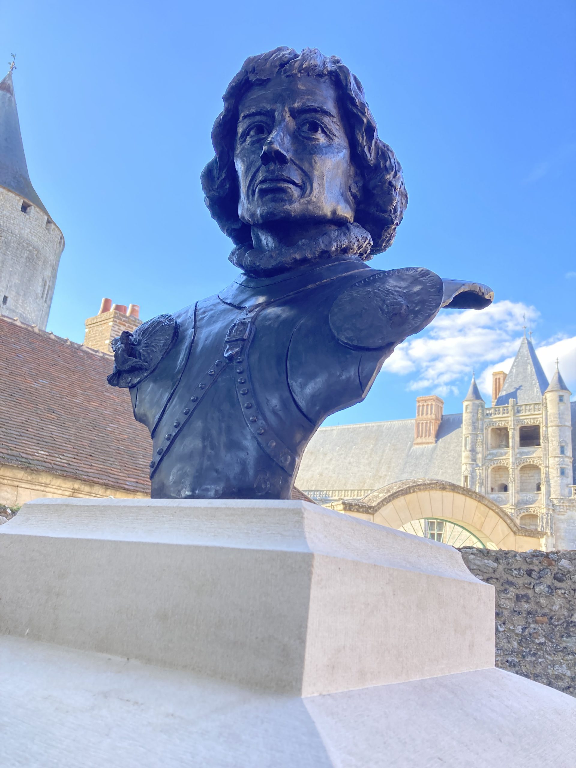 Buste de Jean de Dunois -Commande publique de la Mairie de Châteaudun