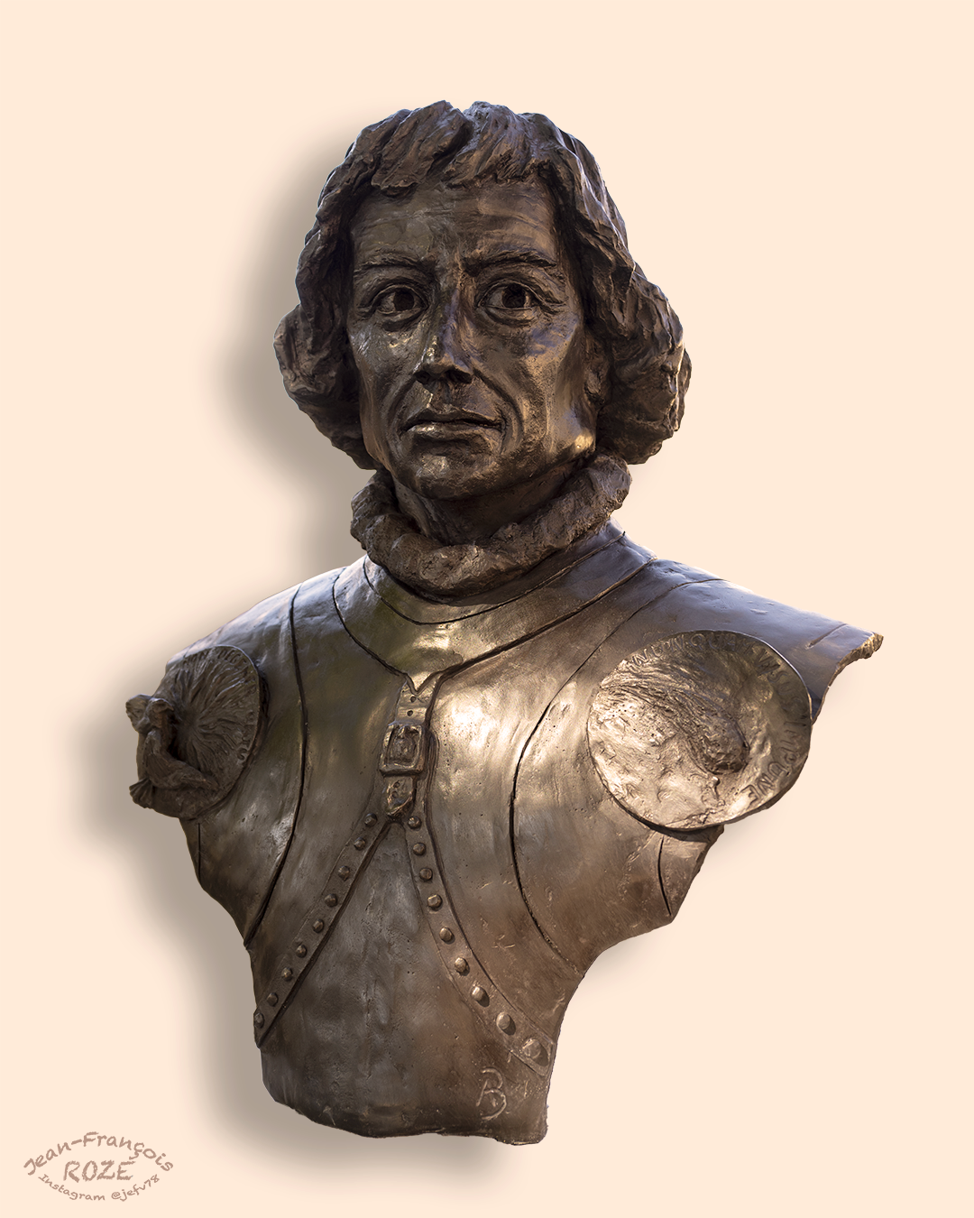 Buste de Jean de Dunois -Commande publique de la Mairie de Châteaudun