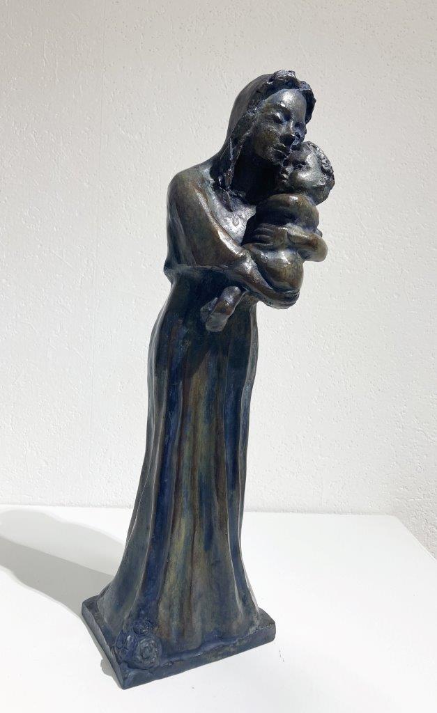 Vierge à l'Enfant - Bronze original 2/8