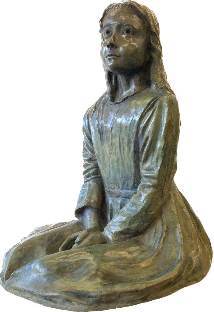 Ainsi soit-elle ou Petite Jeanne - Bronze original 2/8